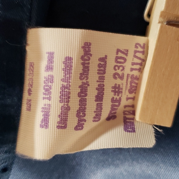 Vintage Ferncroft 100% Wool Shell Blue Coat Women's Size 11/12 - Picture 5 of 16